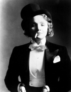 Marlene Dietrich med butterfly