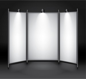 Pop-up poster til messe